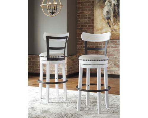 Valebeck WHITE BAR STOOL 